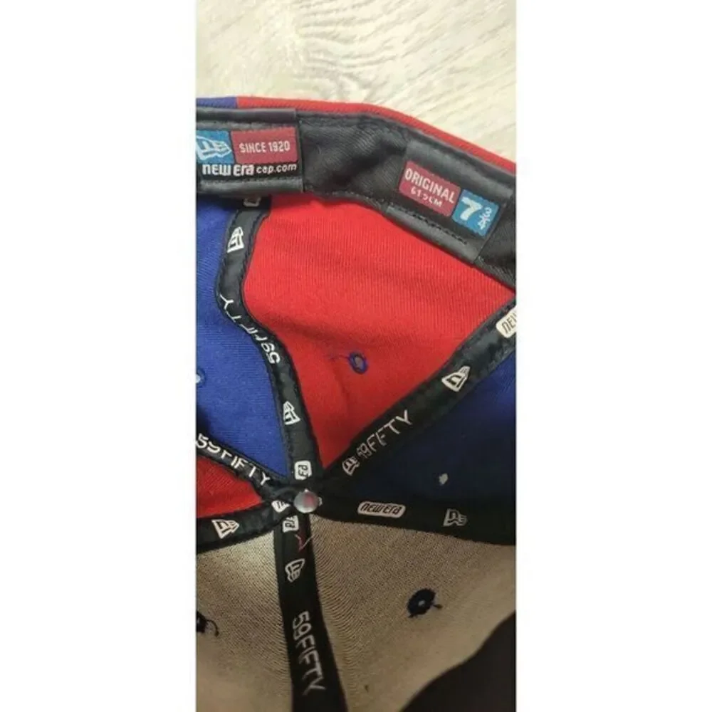 Detroit Pistons 59Fifty New Era NBA Blue Red Fitted ‎ 7¾